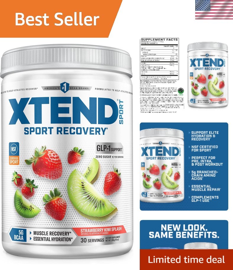 Sport BCAA Powder Strawberry Kiwi Splash – Electrolyte Powder for Recovery & …