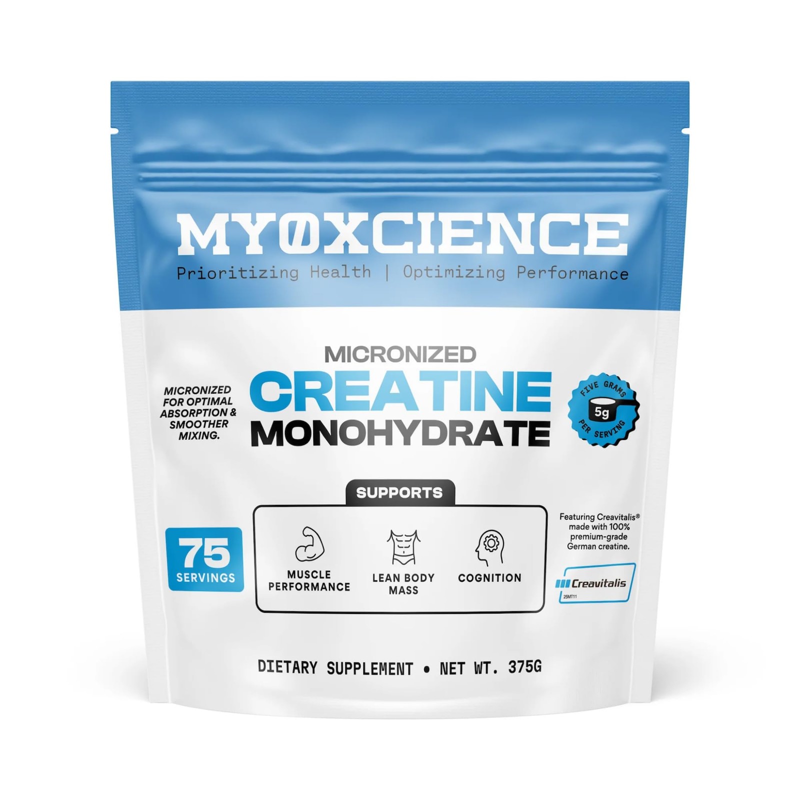 MYOXCIENCE Micronized Creavitalis Creatine | The World’s Purest Micronized Fo…