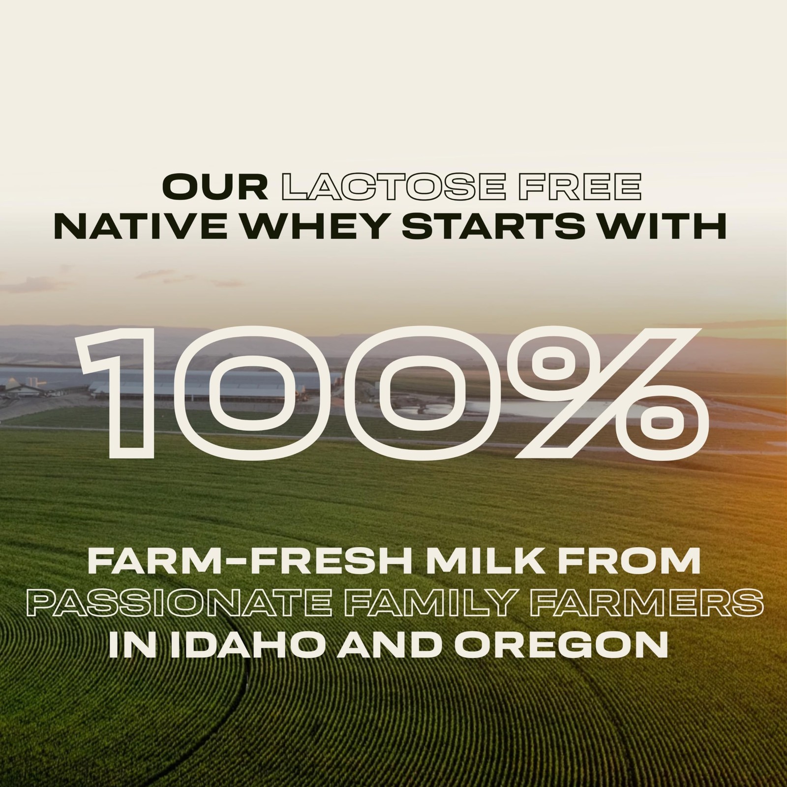 Pronativ 100 Whey Native Protein Powder, Unflavored, 2 lb, Made from Farm Fre…