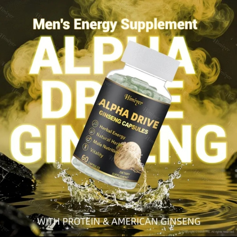 American Ginseng Testosterone Booster Certified Made In USA I Bottle