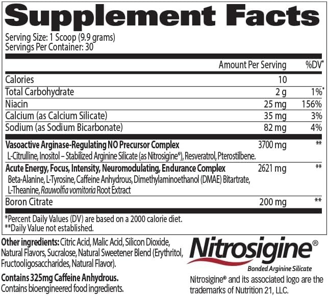 Nitraflex Advanced Pre-Workout Powder, Blue Raspberry