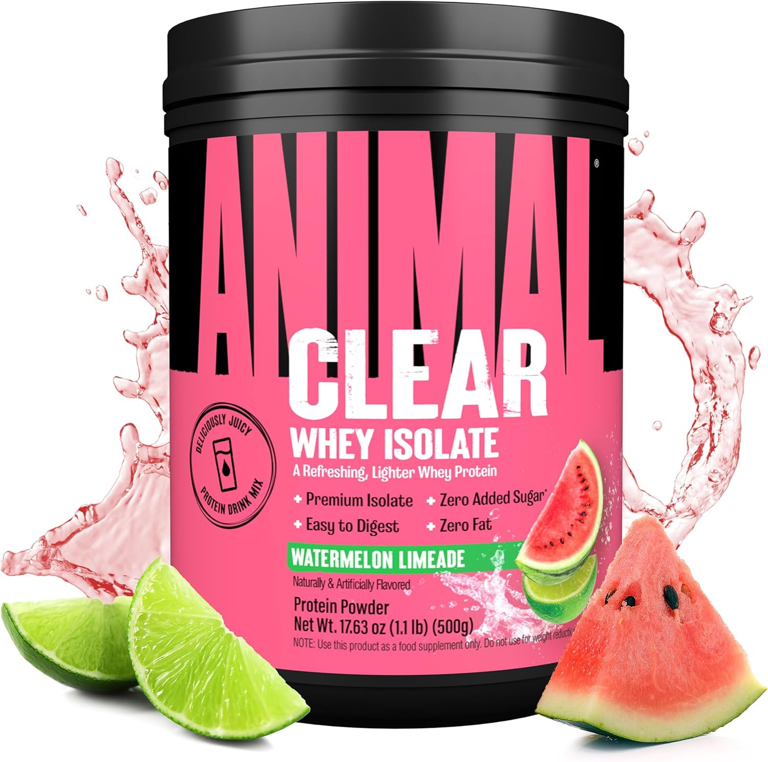 Clear Whey Isolate Protein Powder – Easy to Digest and Mix, 5G BCAA, Deliciously