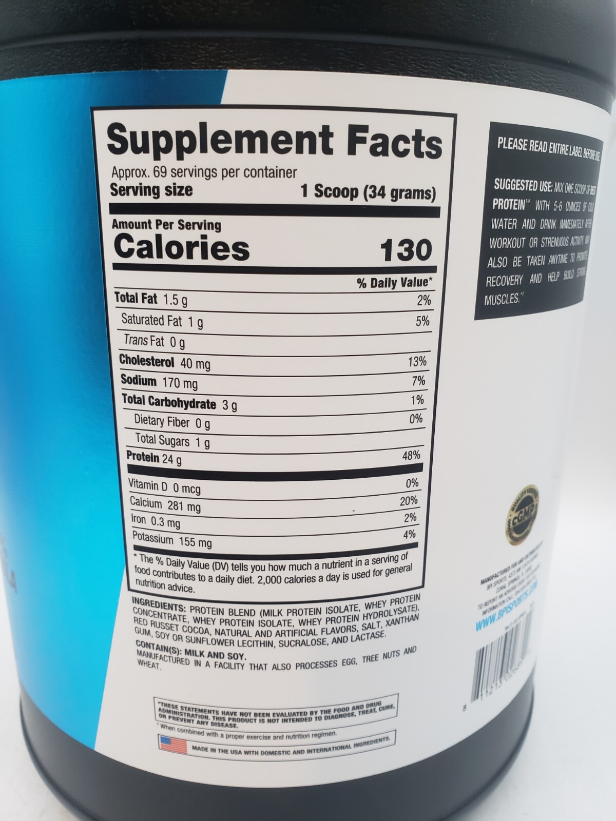 Best Protein, Advanced 100% Protein Formula, Chocolate Brownie, 5.1 lbs (2,329