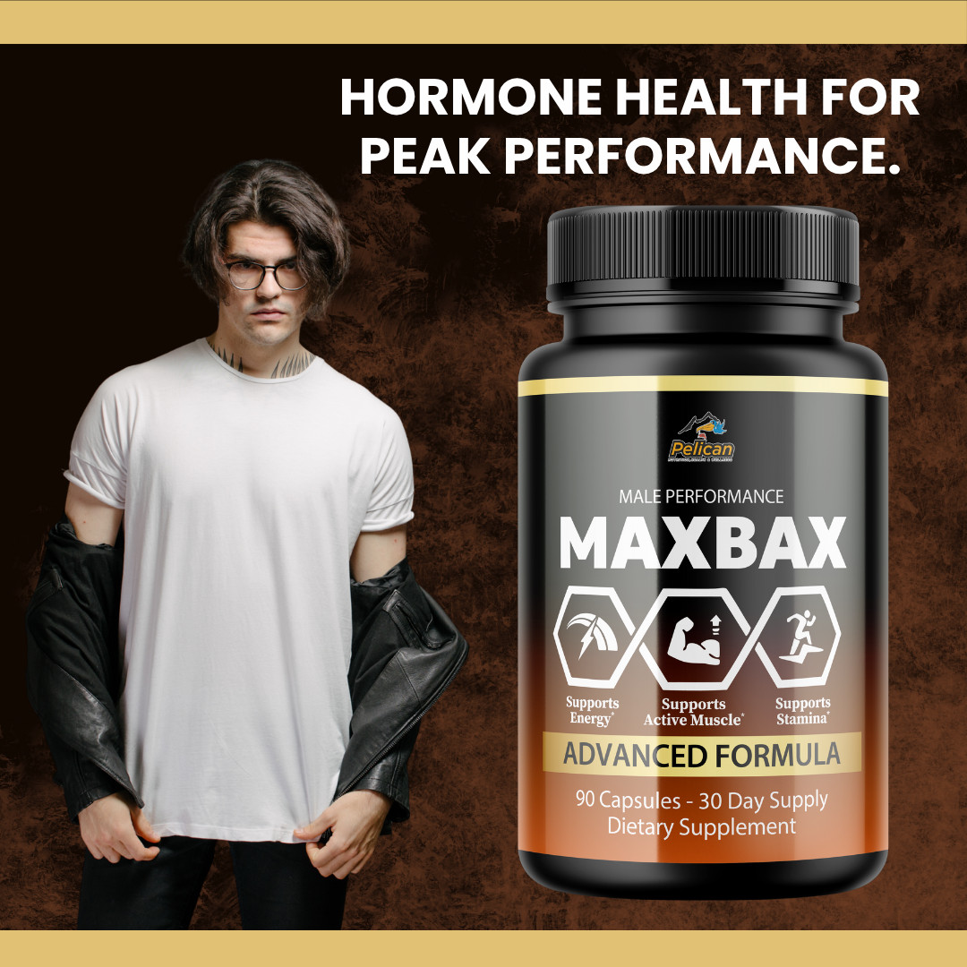 MaxBax- Bodybuilding & Men’s Health Support- 4 Bottles- 360 Capsules