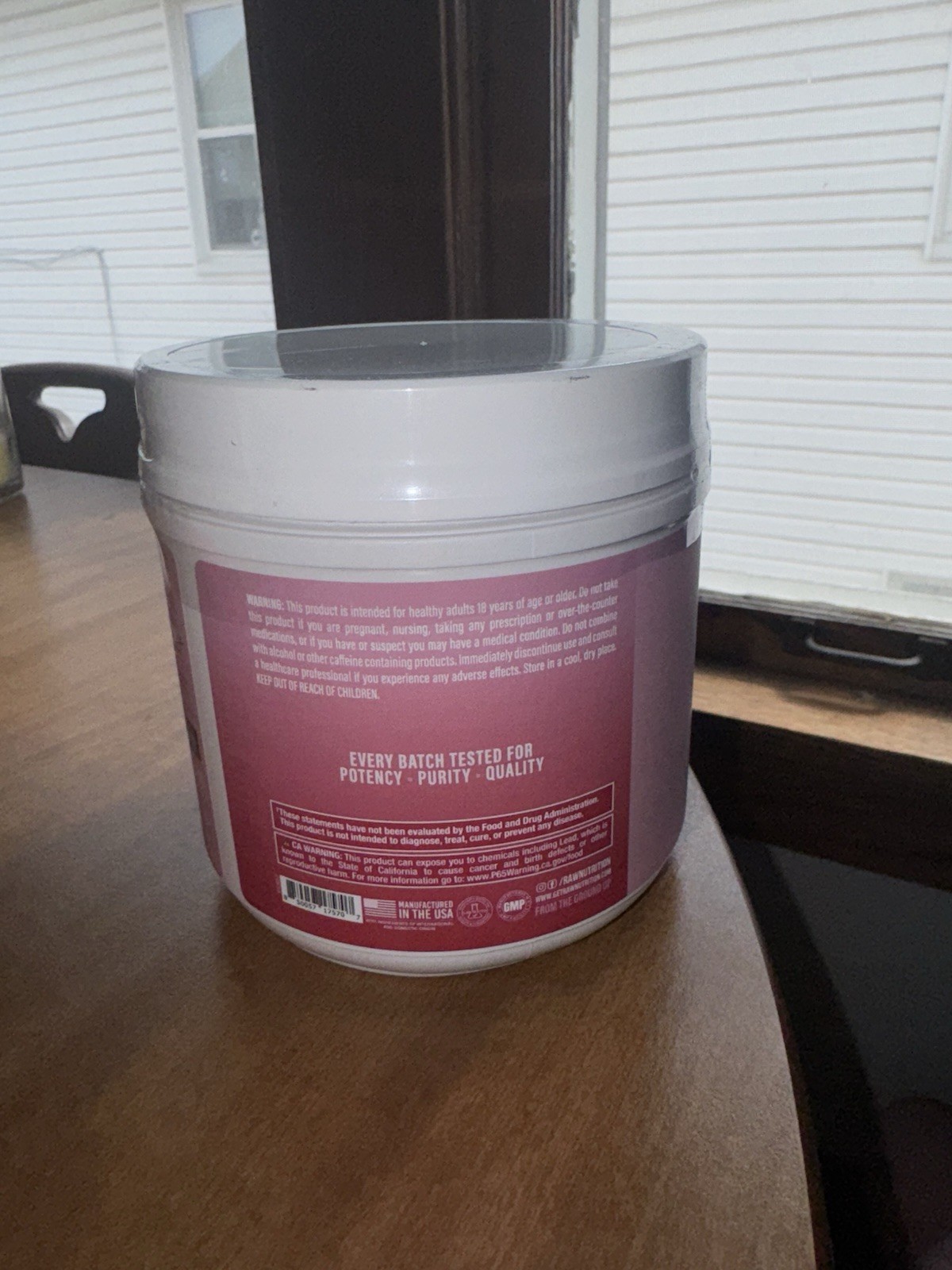 Raw Nutrition x CBUM – Essential Pre-Workout Powder – Energy & Focus-30 Servings