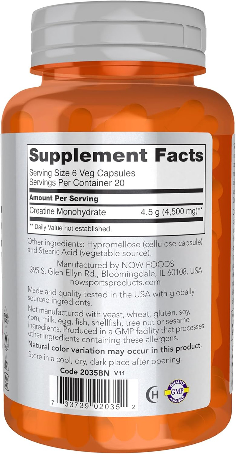 Sports Nutrition, Creatine Monohydrate 750 Mg, Mass Building*/Energy Production*
