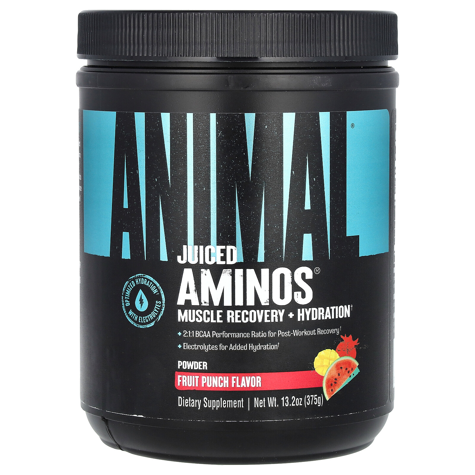Juiced Aminos® Powder, Fruit Punch, 13.2 oz (375 g)
