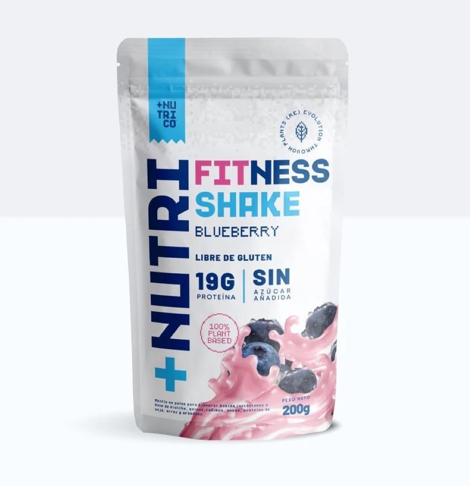 NUTRI-Co Andean Superfood Shake Protein Powder Quinoa Kiwicha Cañihua Blueberry