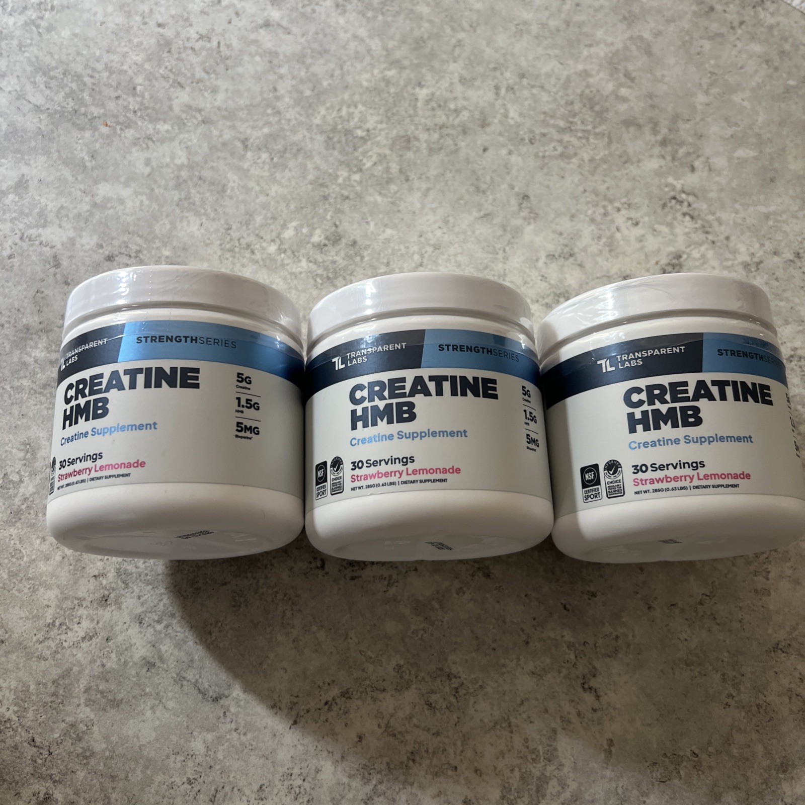3X Transparent Labs Creatine HMB Powder – 30 Servings EXP 03/2028