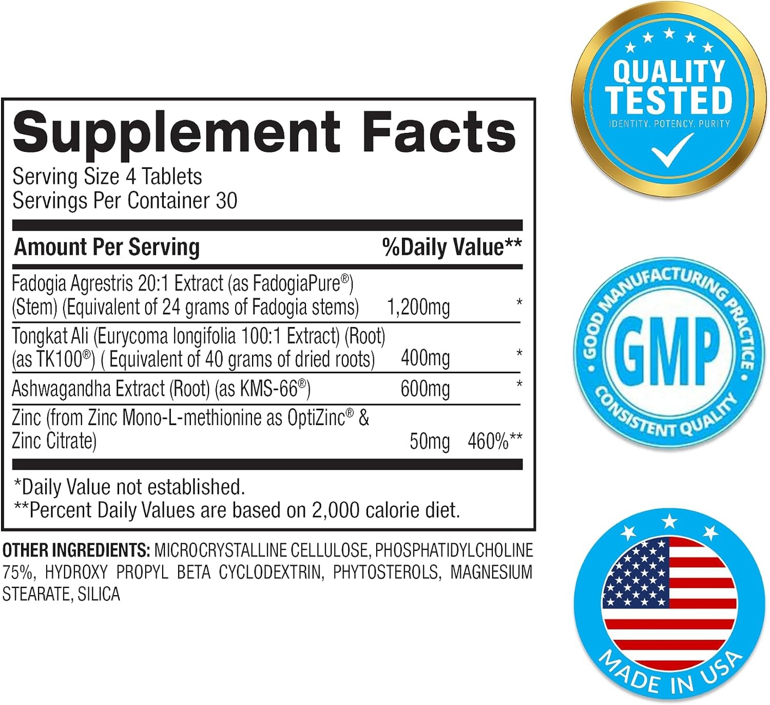 BPI Sports Best Test – Testosterone Booster for Muscle & Energy Support, 30 Serv
