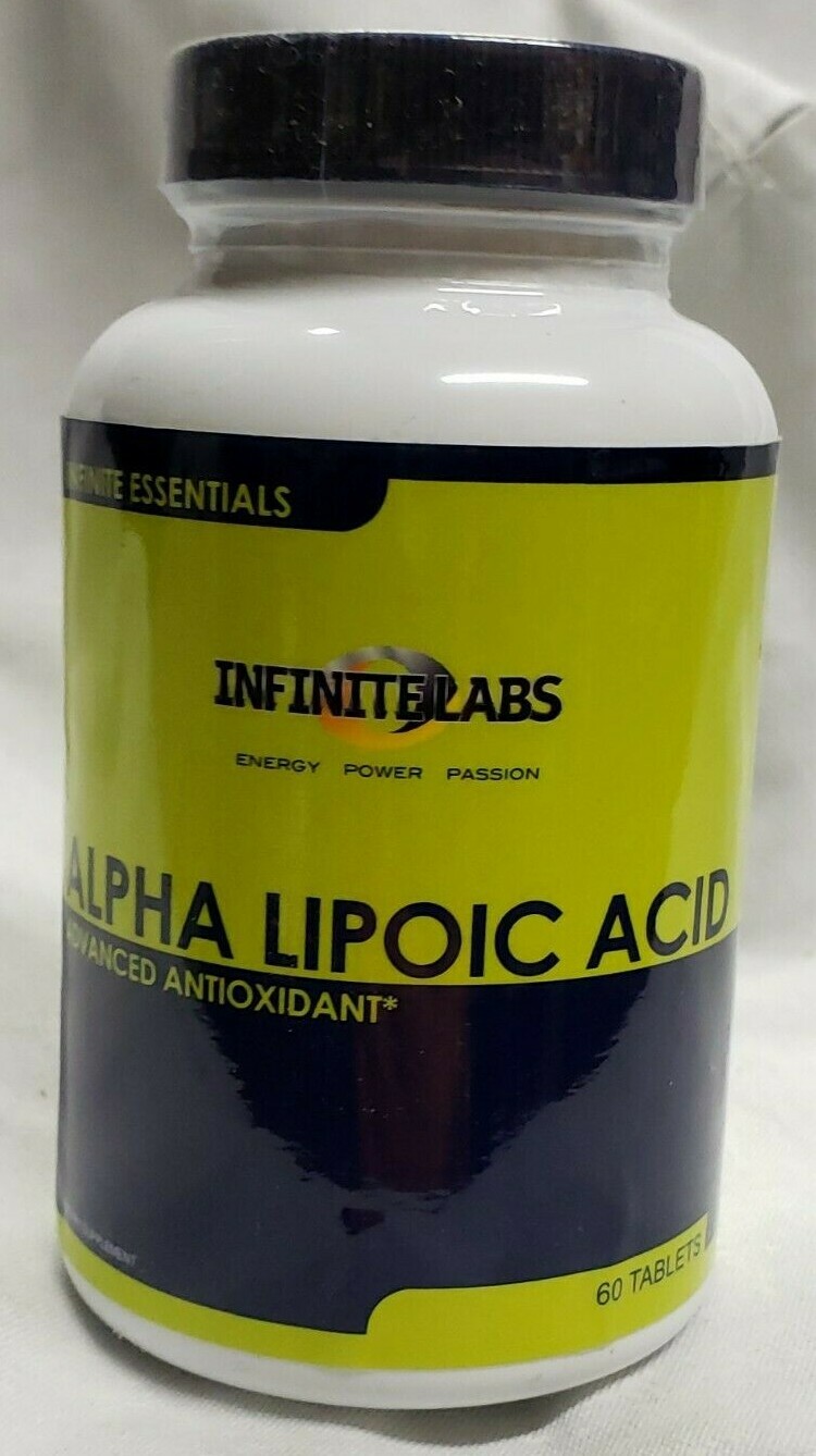 Infinite Labs – ALPHA LIPOIC ACID – 60 Tablets – Expire 4/2025