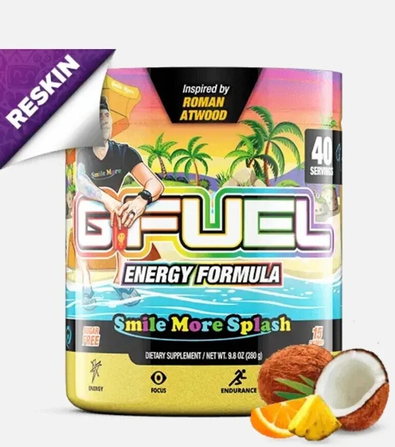GFUEL SMILE MORE TUB BAHAMA MAMA 🇺🇸 BRAND NEW SEALED