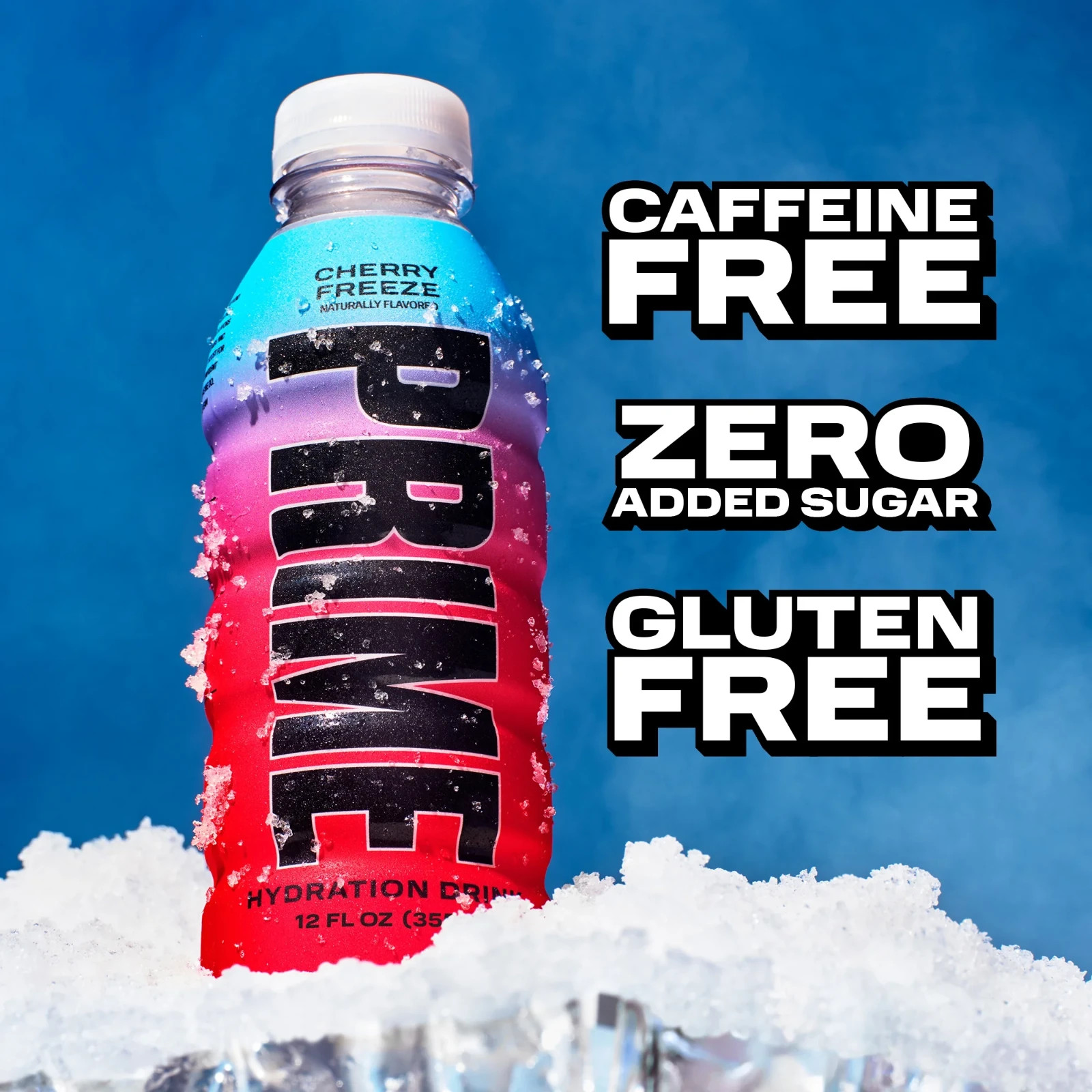 Prime Hydration Sports Drink, Ice Pop, Cherry Freeze, Berry Freeze, 12 fl oz, 15