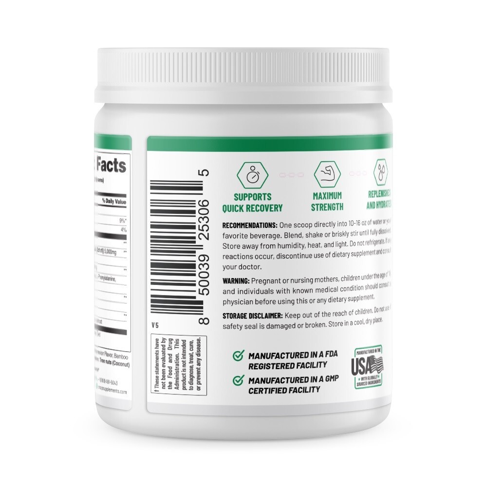 Pomegranate Watermelon BCAA Powder, Muscle Growth & Recovery – Amino Acids