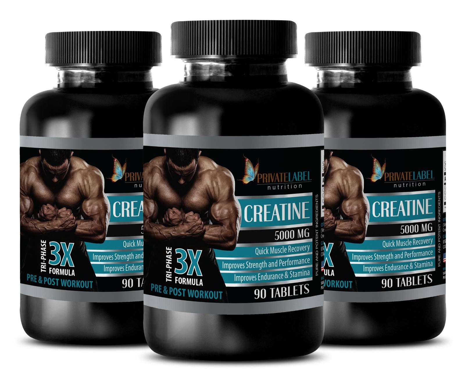 muscle gain pills – CREATINE TRI-PHASE 3B – creatine monohydrate