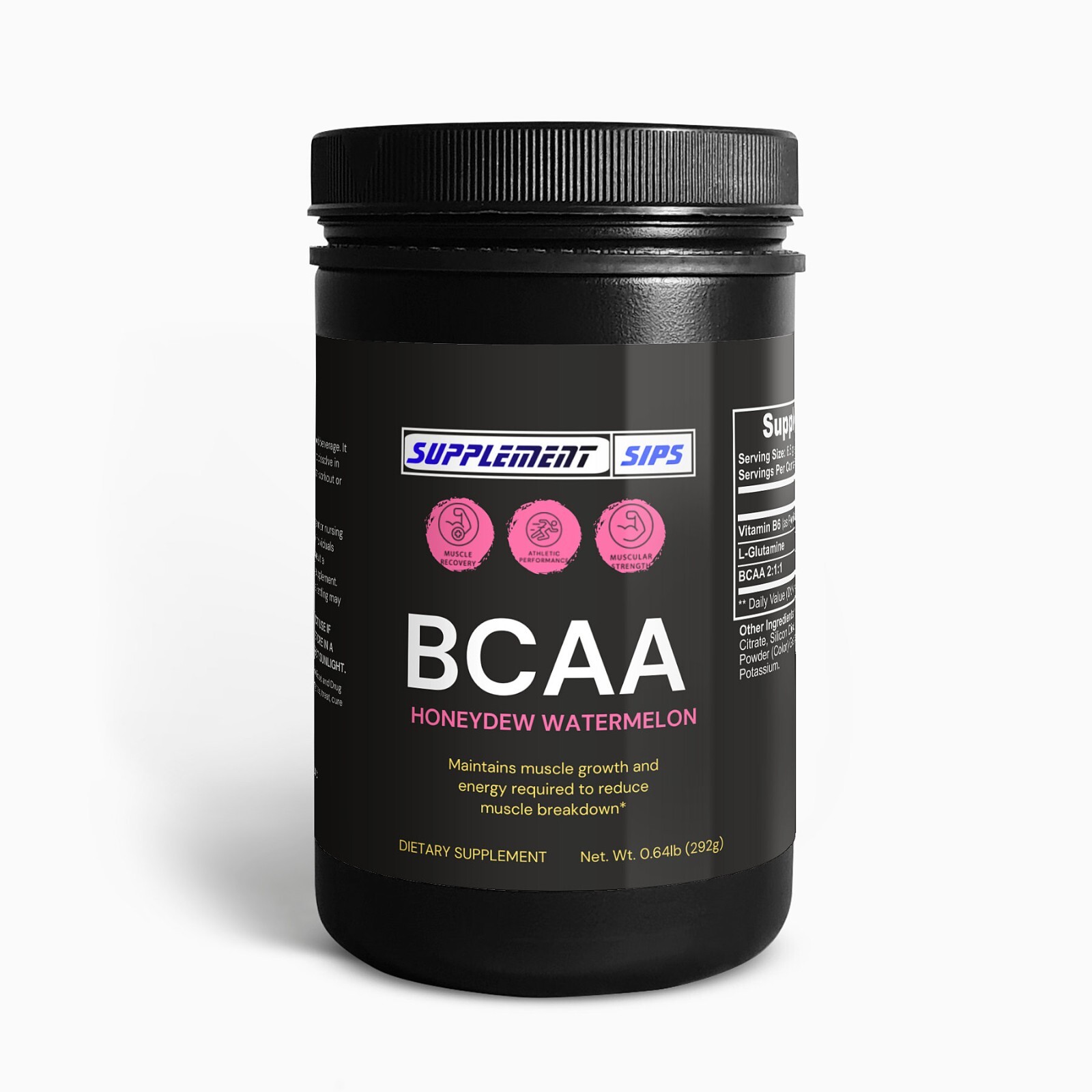 BCAA Amino Energy Post Workout Powder Fast Muscle Recovery – Honeydew Watermelon
