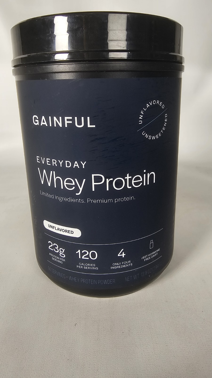 Everyday Whey Protein Powder, 14 Servings/13.9 oz, Unflavored, Exp. 6/2027