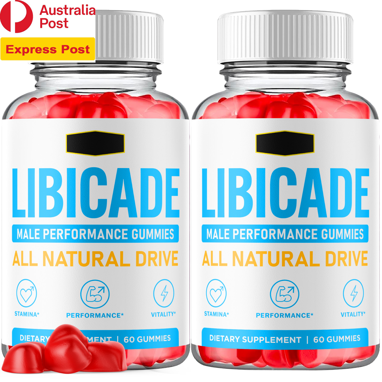 (2 Pack) Libicade Male Gummies Australia