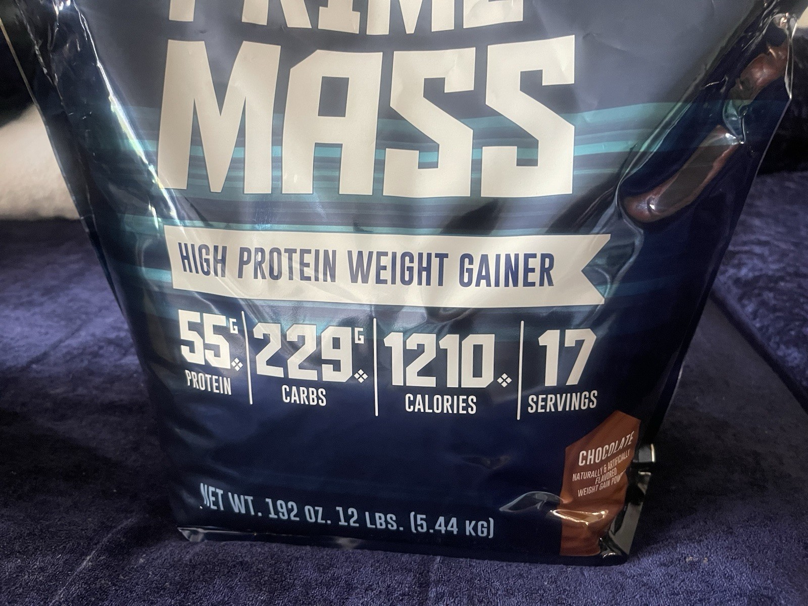 Bodytech Prime Mass CHOCOLATE High Protein Weight Gainer 12 lb Bag Exp. 2/21/28