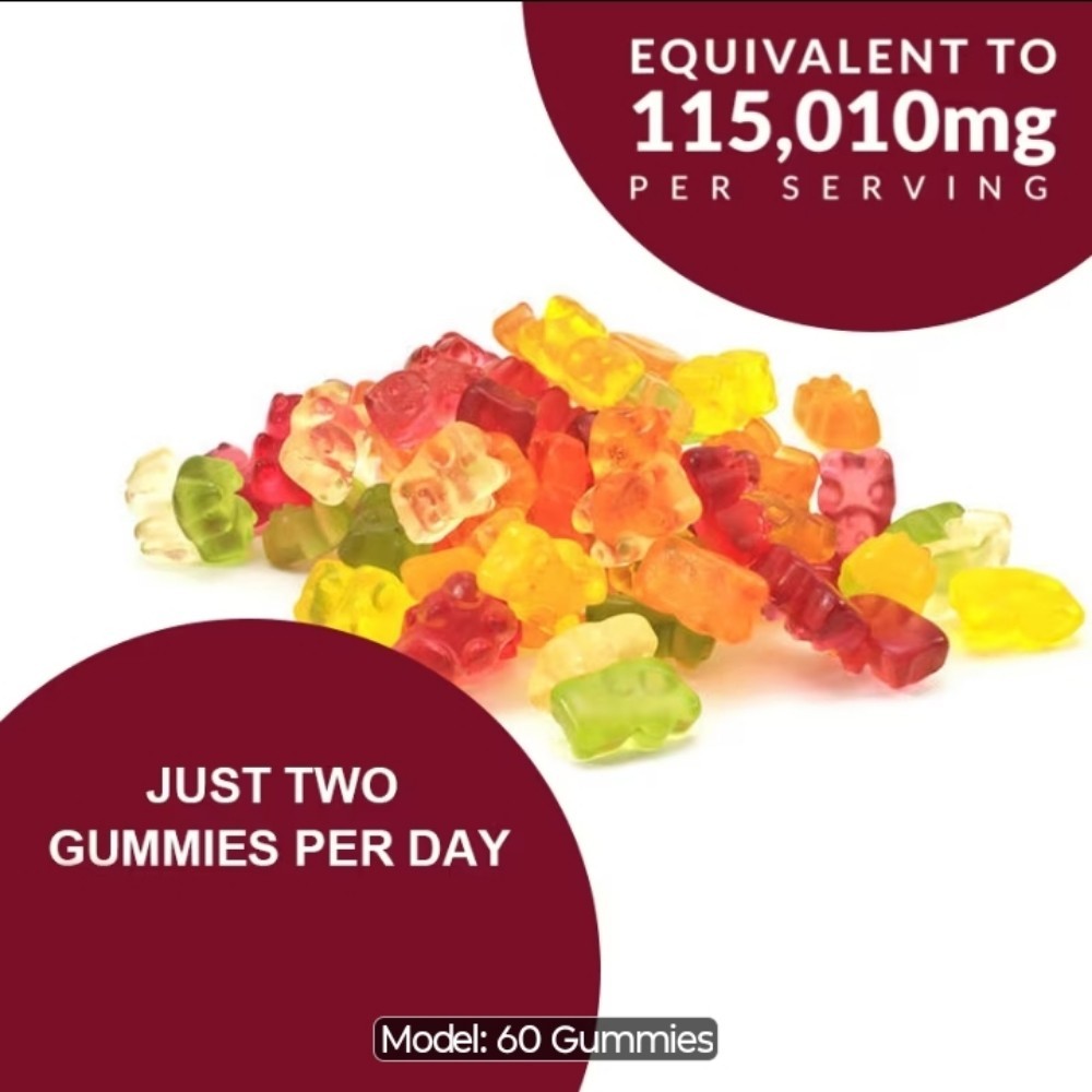 Fadogia Agretis Tongkat Gummies 1 Month Supply for Vigor Test Booster+ Endurance