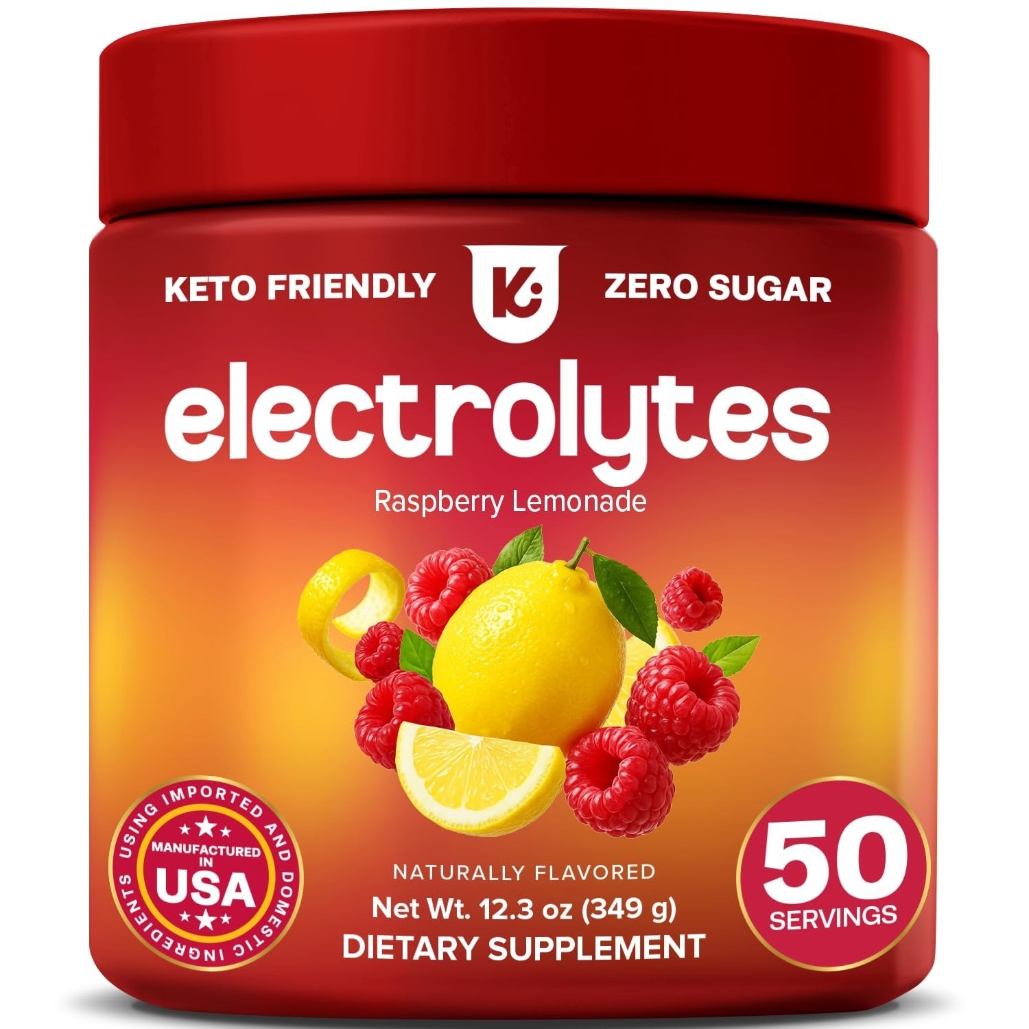 Keppi Sports Electrolytes Powder Blue Raspberry 14.6oz – Hydration & Energy