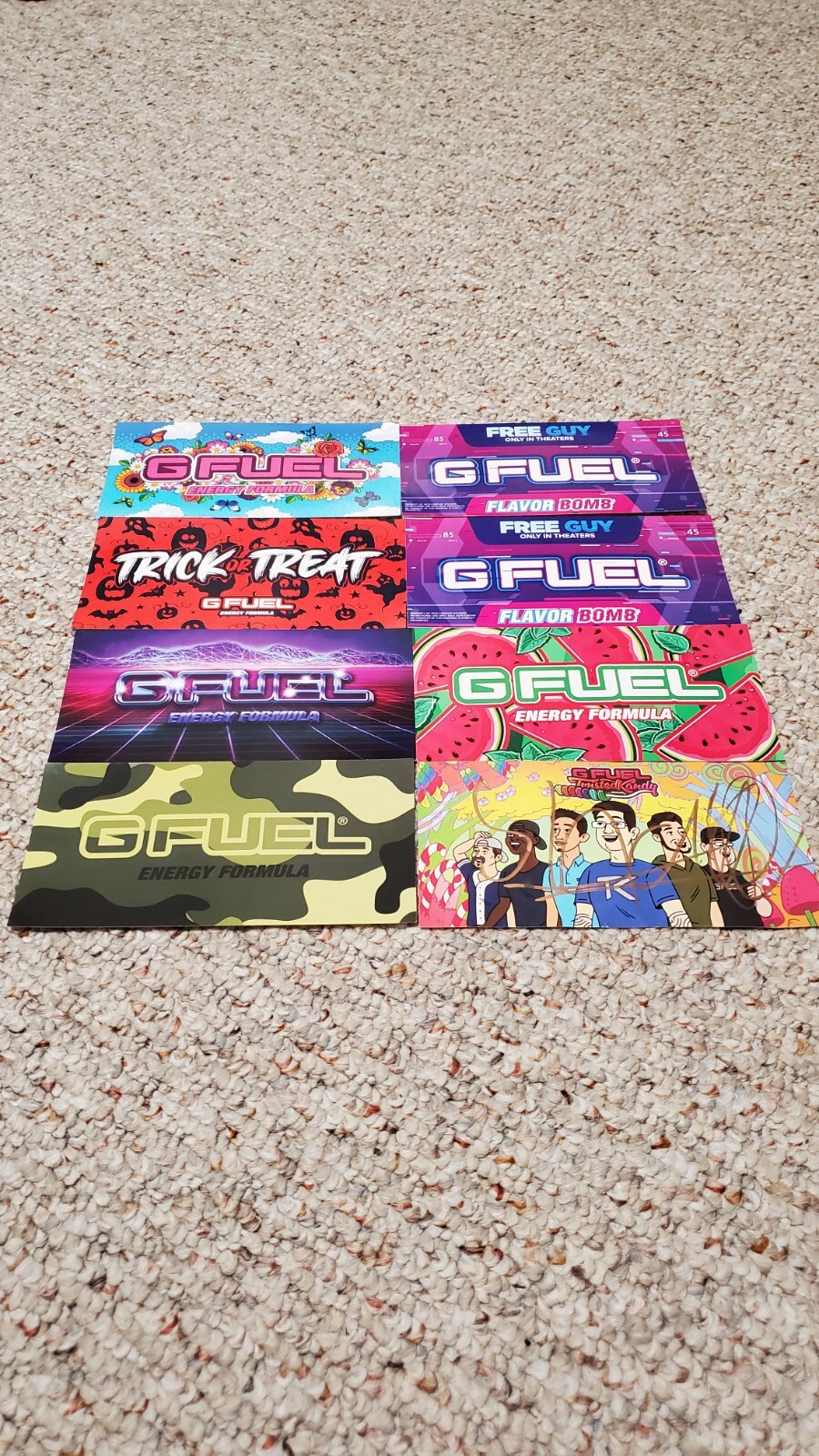 GFuel Stickers and RARE Pamphlets