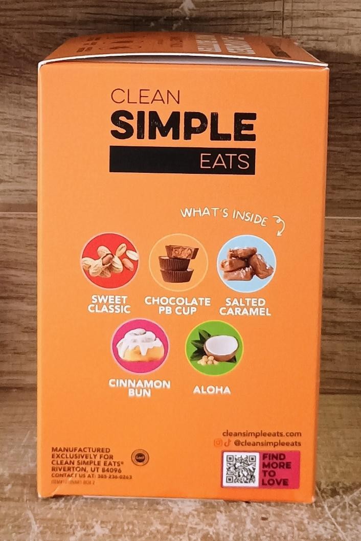 Clean Simple Eats Flavored Nut Butter Variety Pack 10 Stick Packs