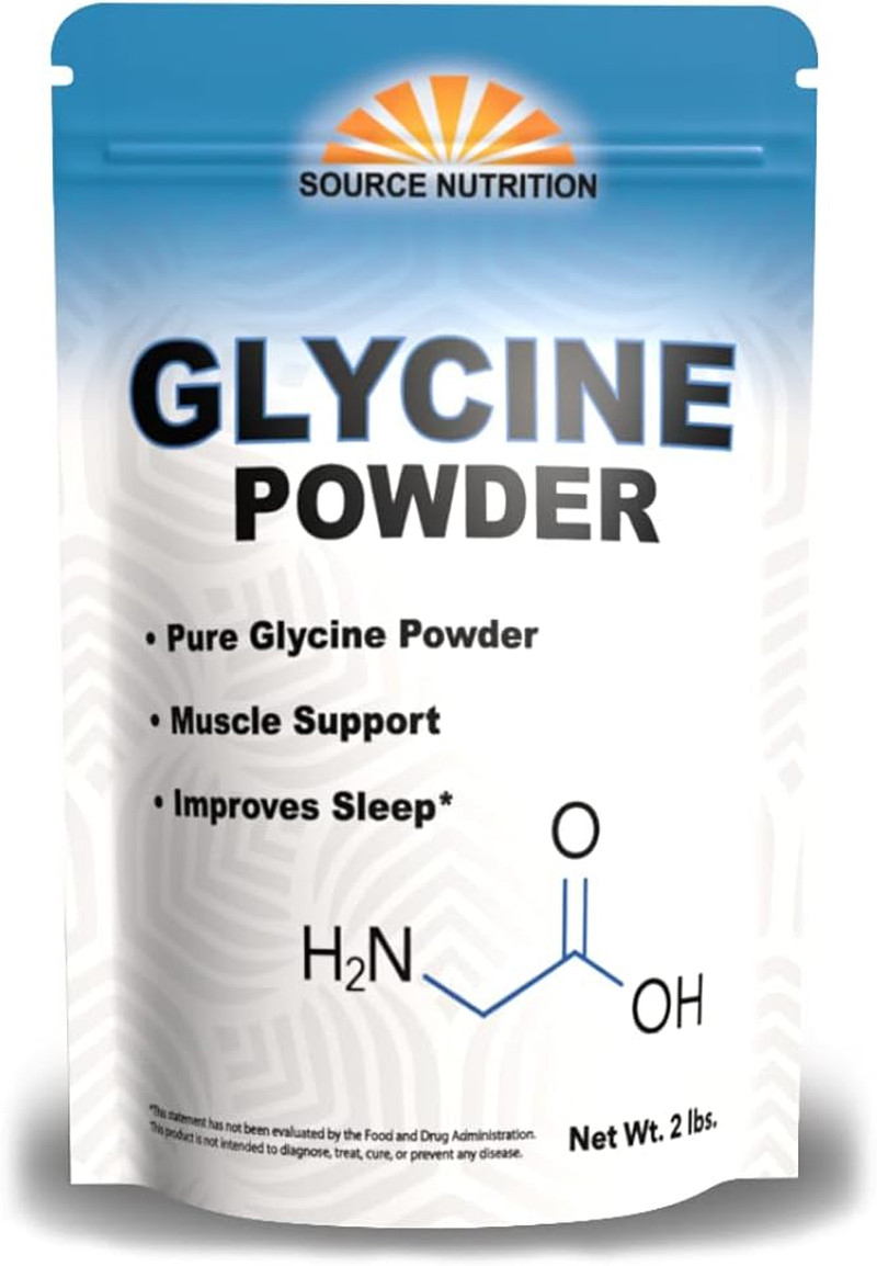 Glycine Powder (2 Lbs) – Promotes Restful Sleep, Muscle Energy and Strength, Mem