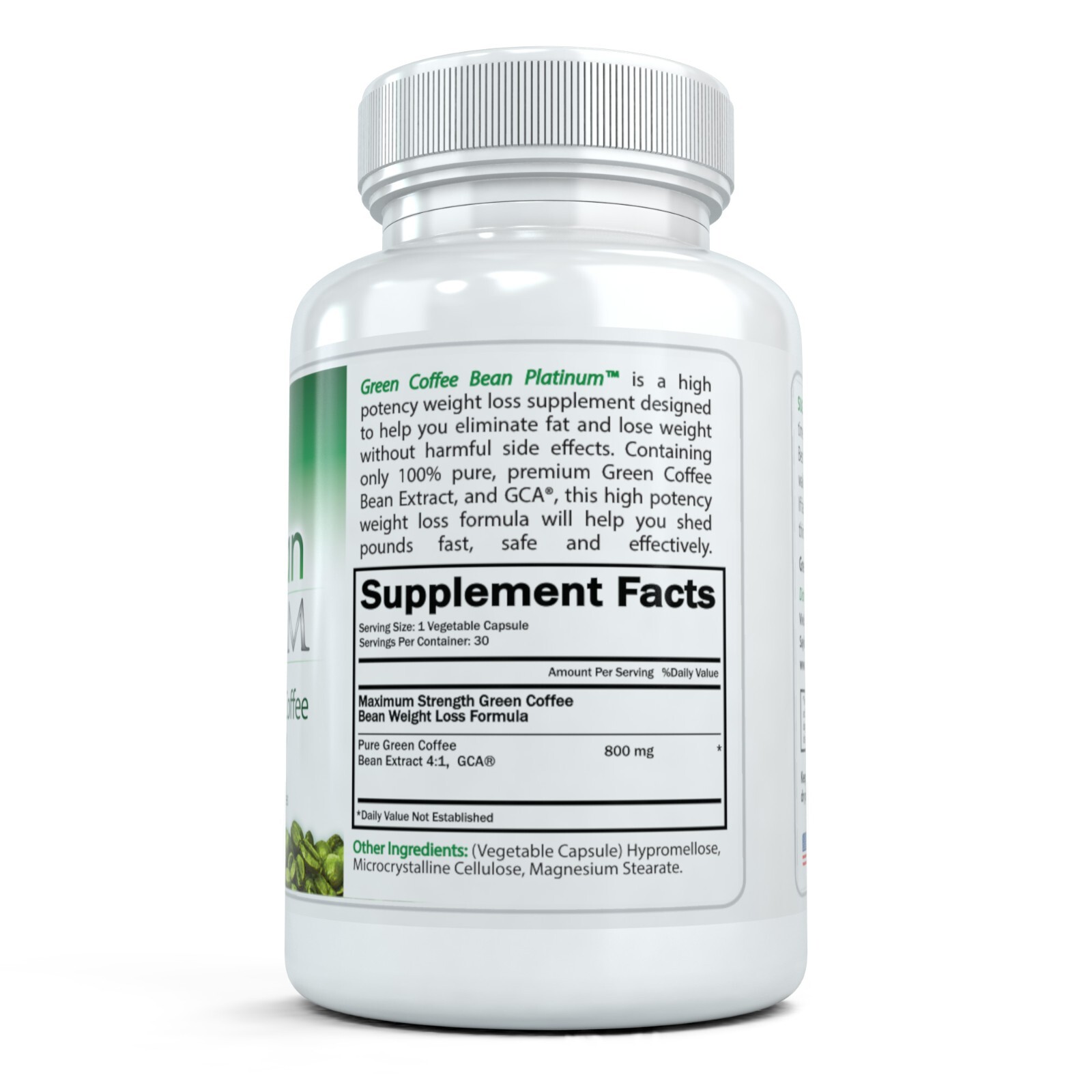 Green Coffee Bean+Raspberry Ketone Platinum: Powerful Weight Loss/Fat Burner Duo