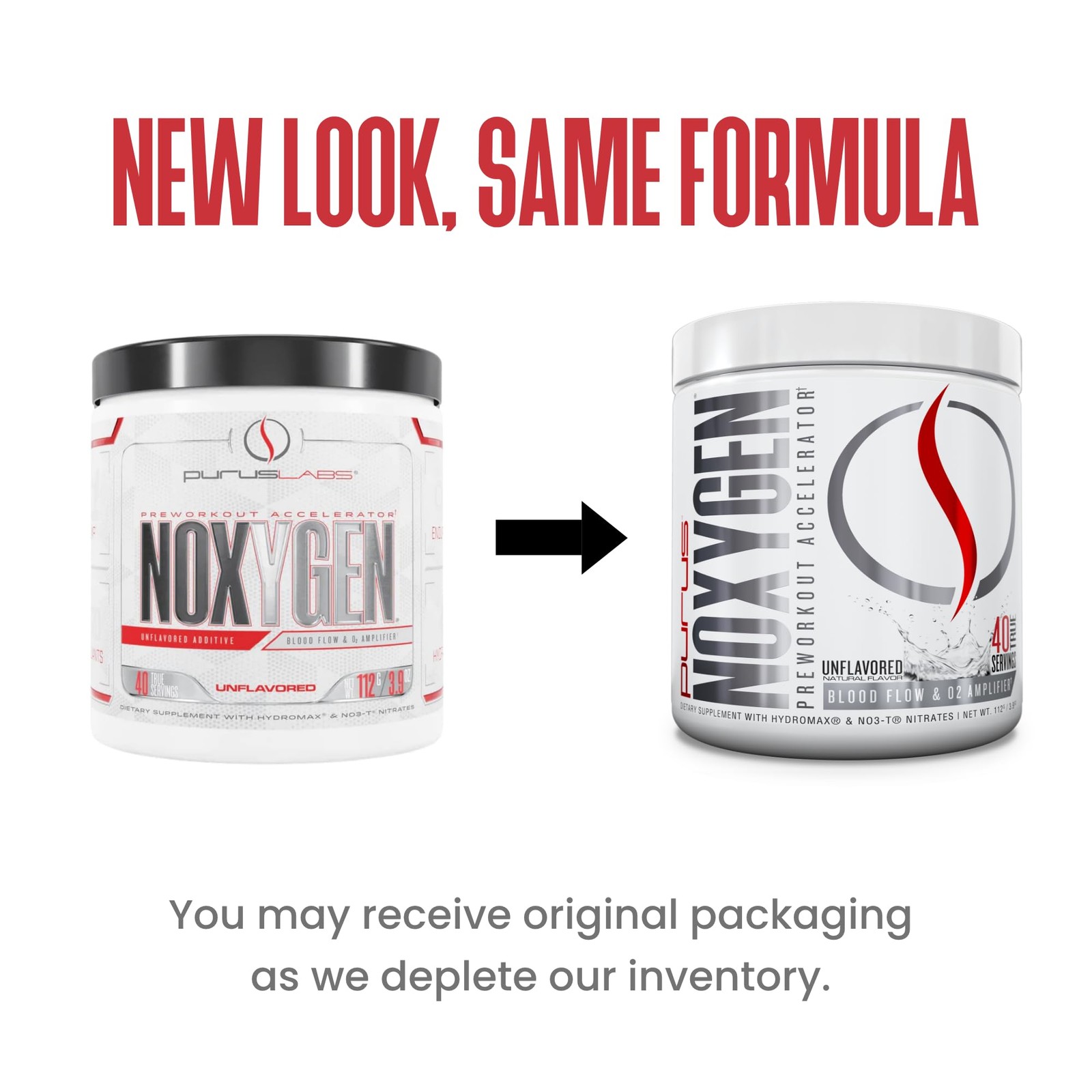 Purus Labs NOXygen Powder Pre-Workout Accelerator | 40 Servings (Pack of 1)