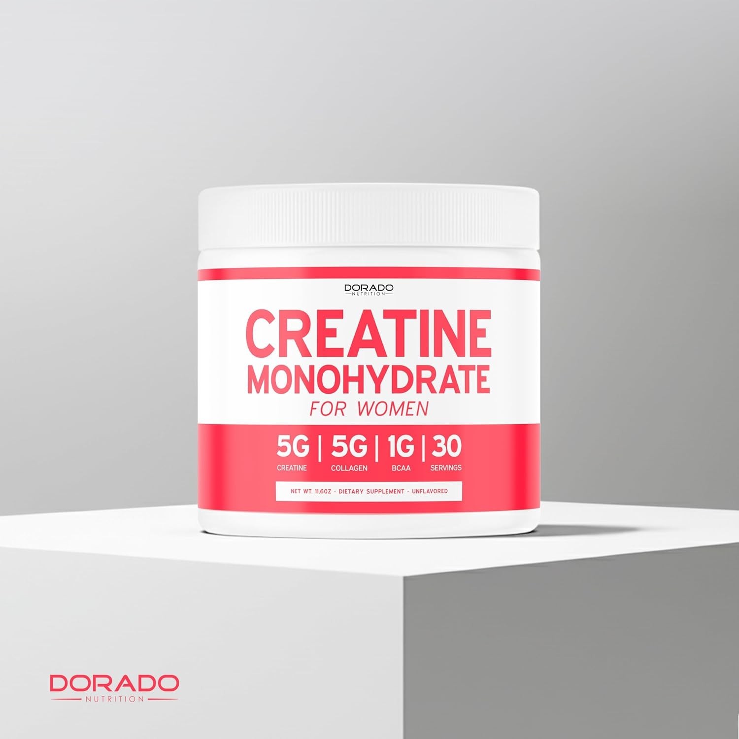Creatine for Women | Creatine Monohydrate Powder 5G + 5000mg Collagen + 1000mg B