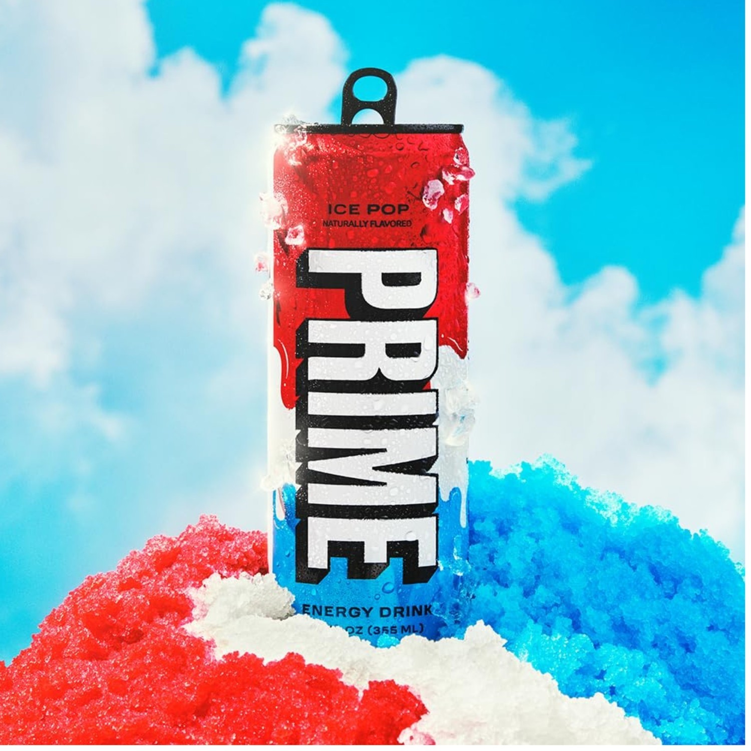 4 pack Prime hydration Energy Drink – Ice Pop naturally flavoured | 12 fl oz