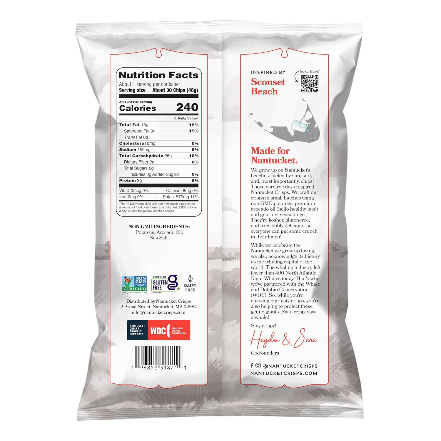 Trial Pack, BBQ, Sweet Onion & Sea Salt Chips, Made with Avocado Oil, Thin & Cri