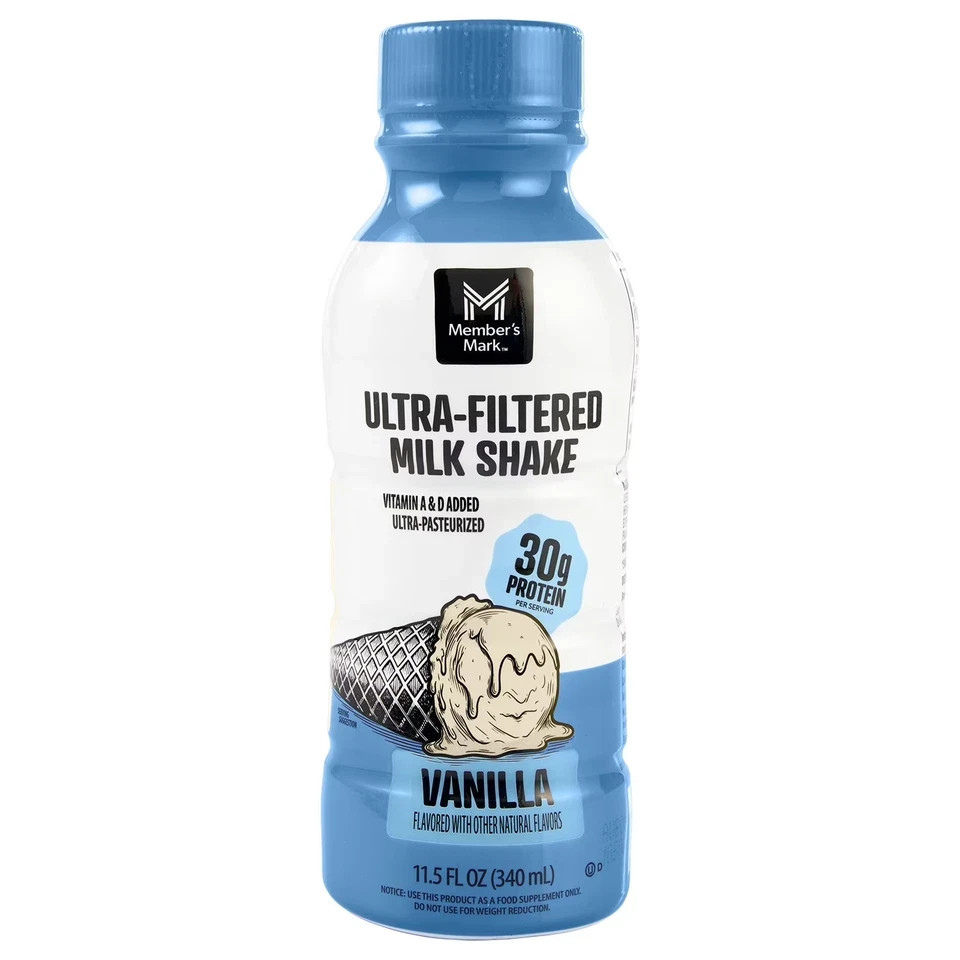 Member’s Mark Ultra-Filtered Milk Shake, Vanilla, 11.5 fl. oz., 12 pk.