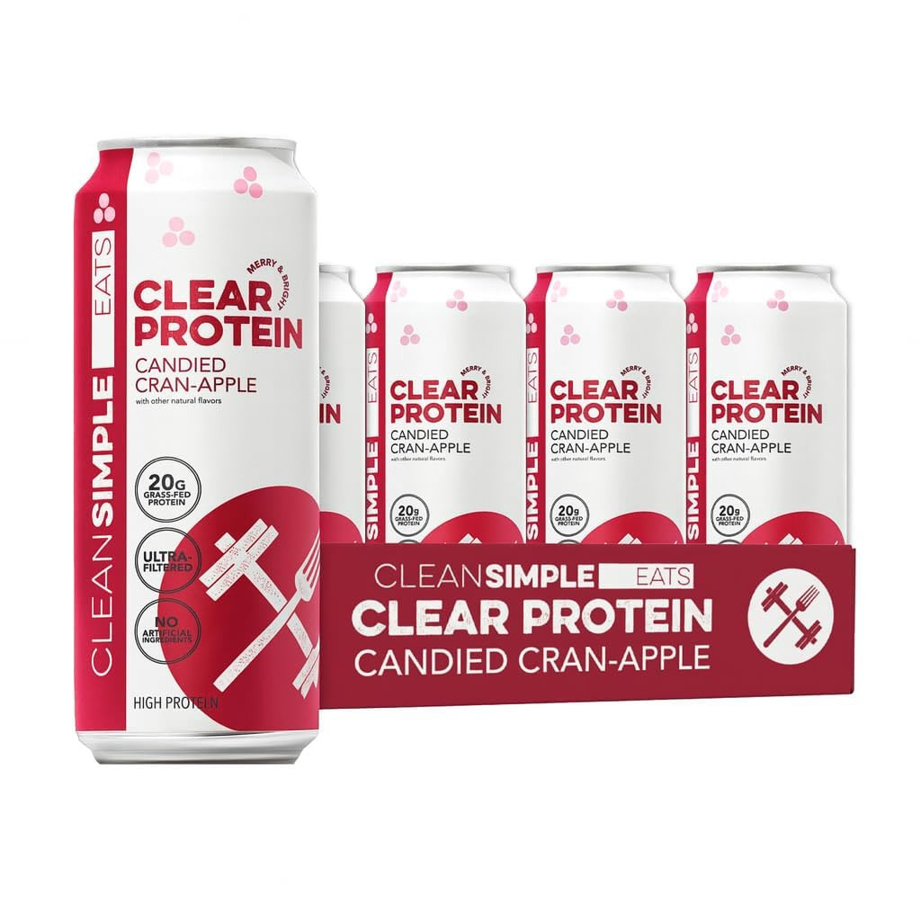 Clear Protein Water, 20G Grass Fed Whey Protein, Ultra Filtered, Light & Refresh