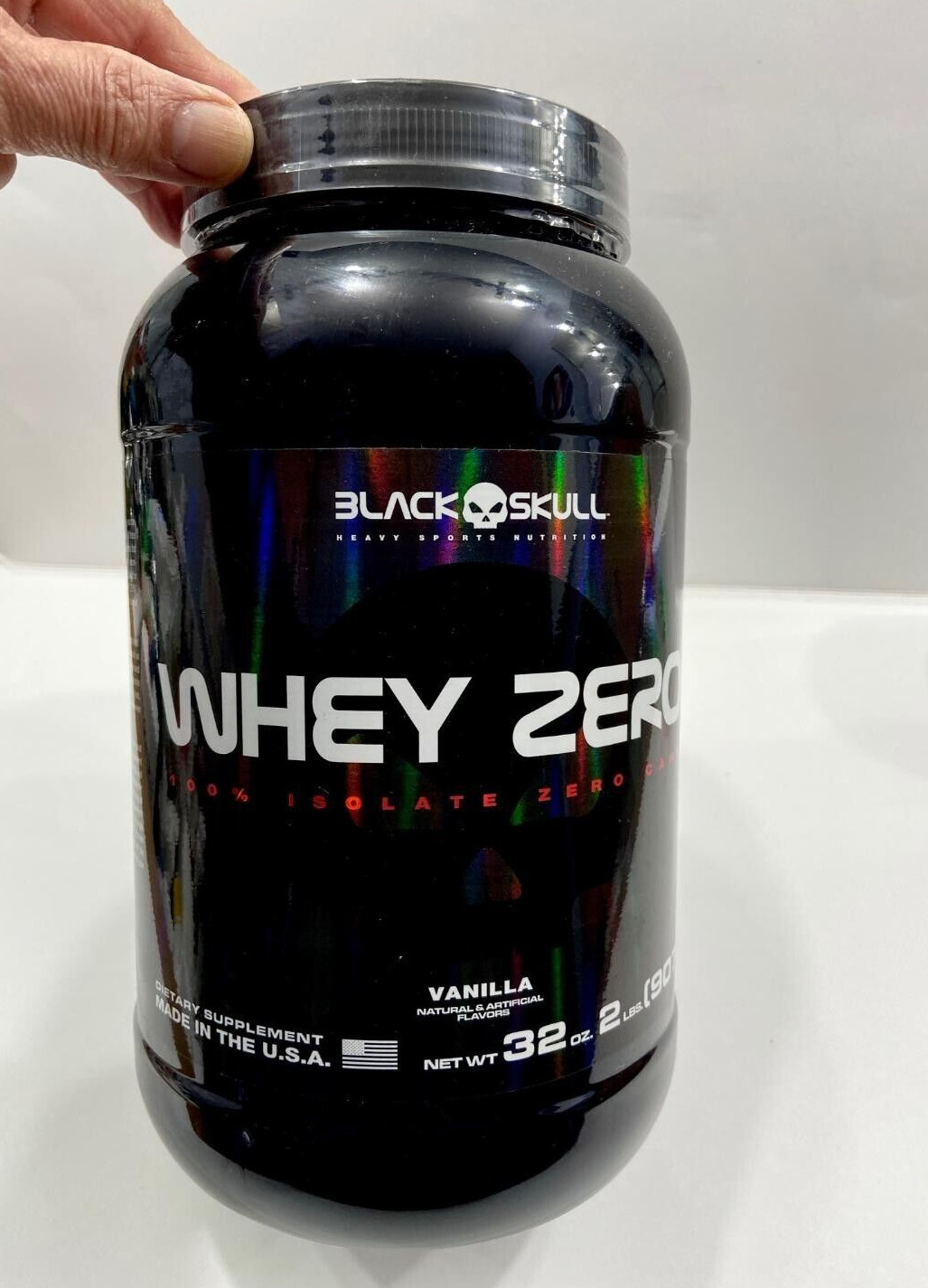100% Isolate Whey ZERO Protein, Zero Carb Vanilla 2Lb, 39 Servings