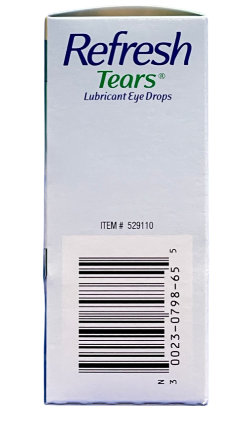 Refresh Tears Lubricant Eye Drops Multi-Pack 4 Plus 1 Bonus Bottle Moisture Dry
