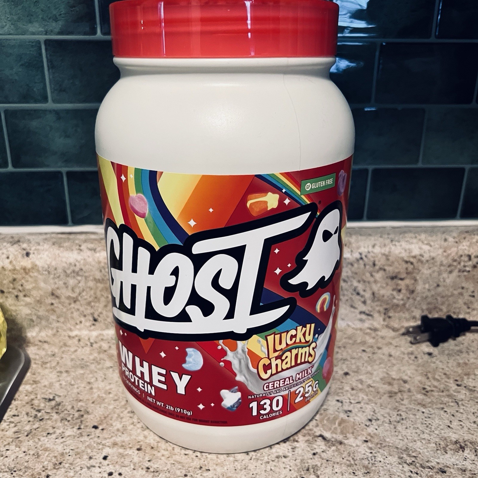 Ghost Whey Protein Powder. Lucky Charms. 2lbs. 26 Servings.