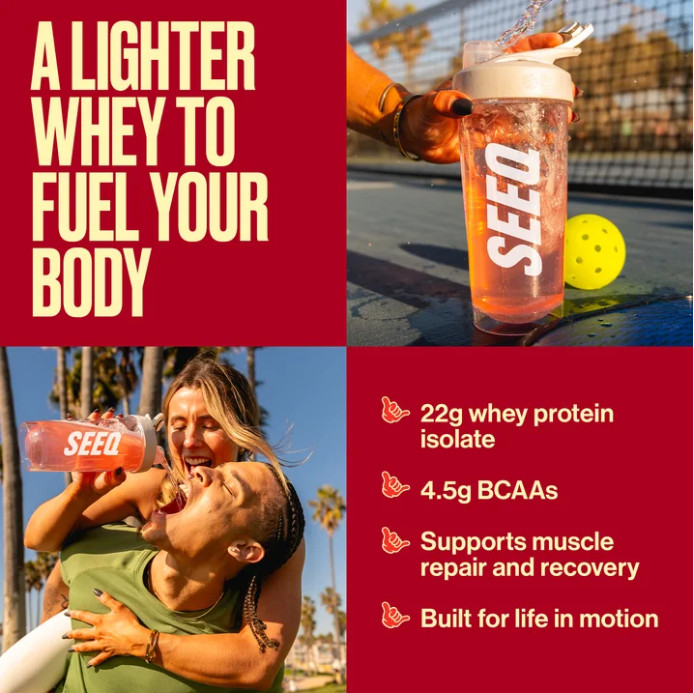 Seeq Clear Protein Powder, Strawberry Lemonade, 15 Servings