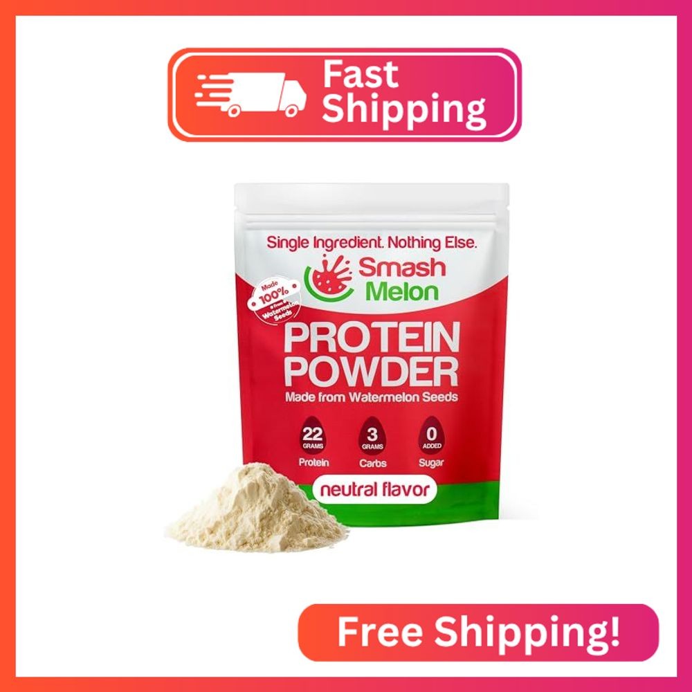 Smash Melon Watermelon Seed Protein Powder Single Serving Pack – Single Ingredie
