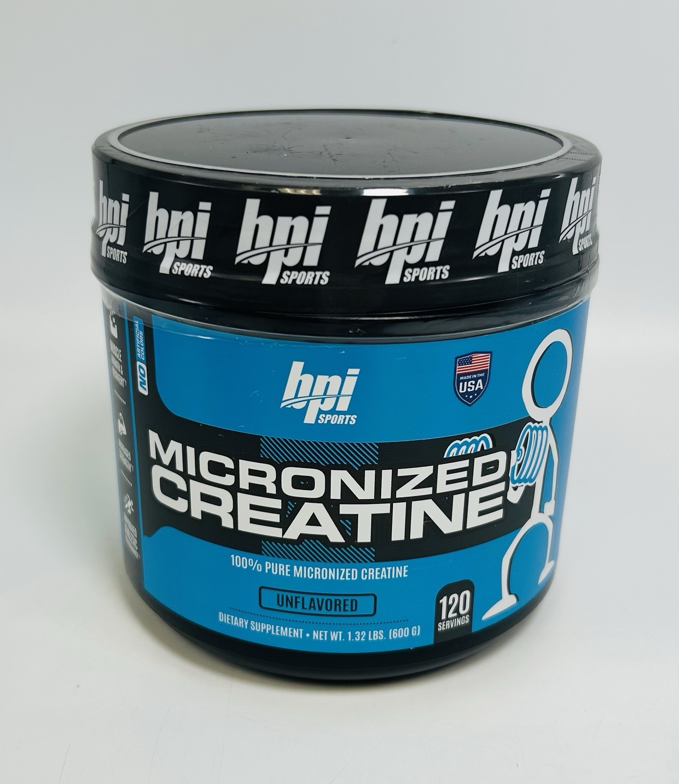 BPI Sports Micronized Creatine Unflavored – 120 Servings – 1.32 LBS *EXP 10/26*