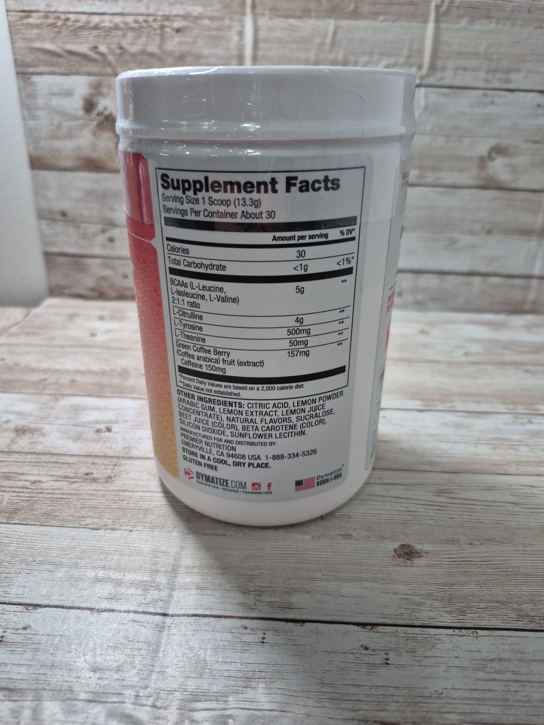 Energyze™ Pre-Workout, Strawberry Lemonade, 14.1 oz (400 g)