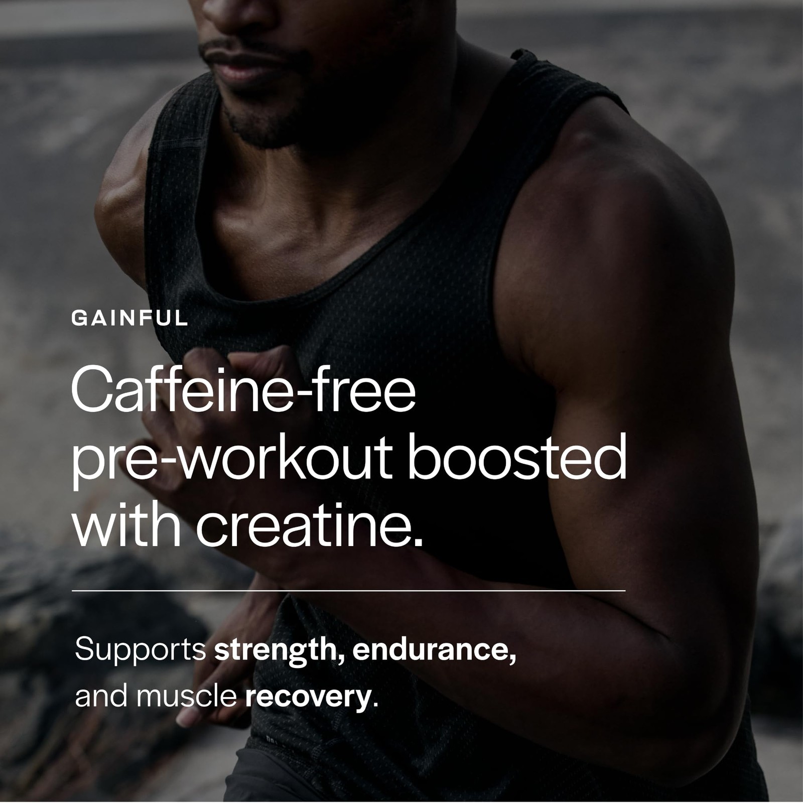 Gainful Caffeine Free Pre Workout Powder with Creatine, Strawberry Lemonade Flav