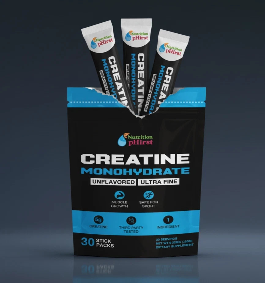 Creatine Monohydrate (Micronized) Powder – 5g per Serving 30sticks Free Shipping