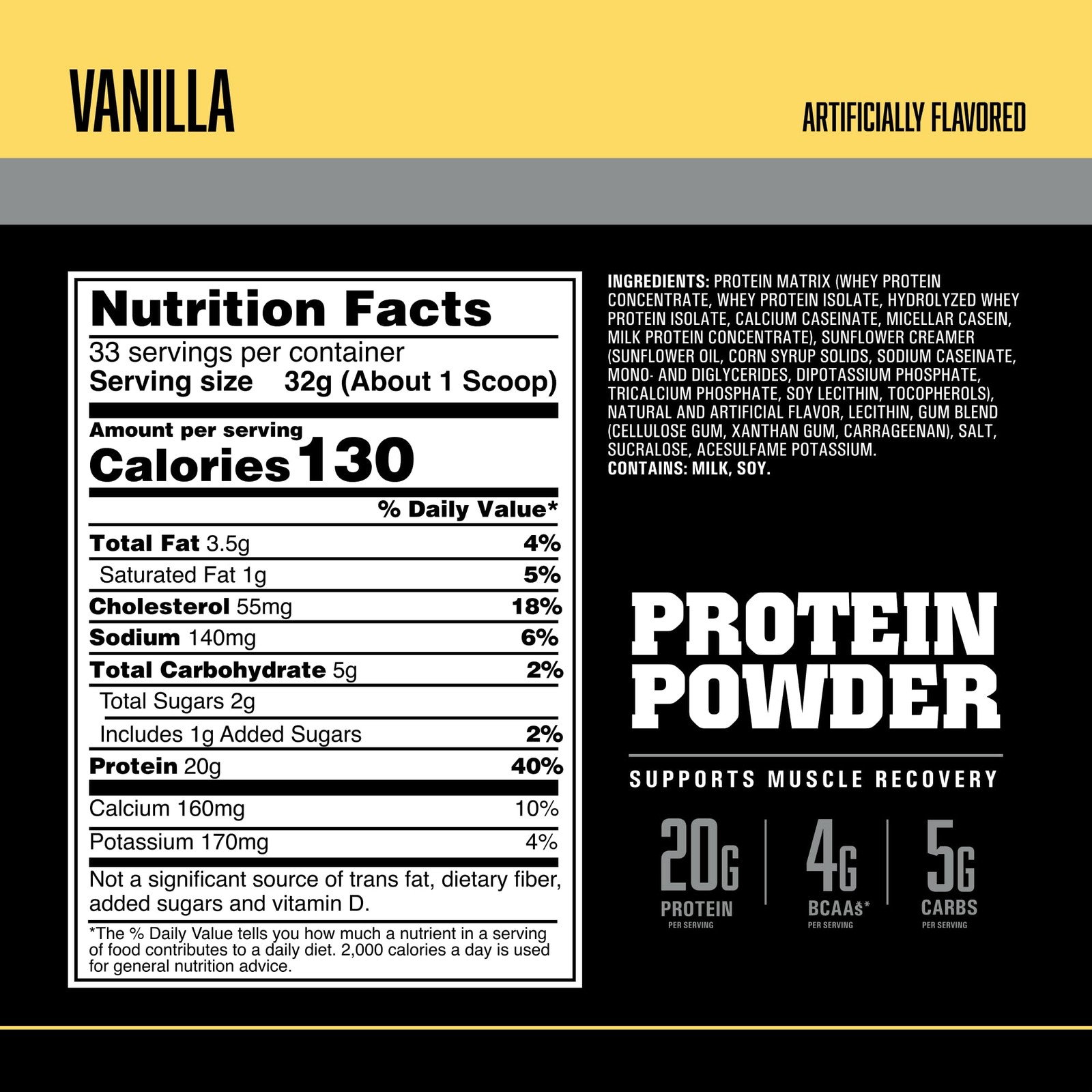 Abb Performance American Body Building Abb Pure Pro Protein Powder Vanilla 33