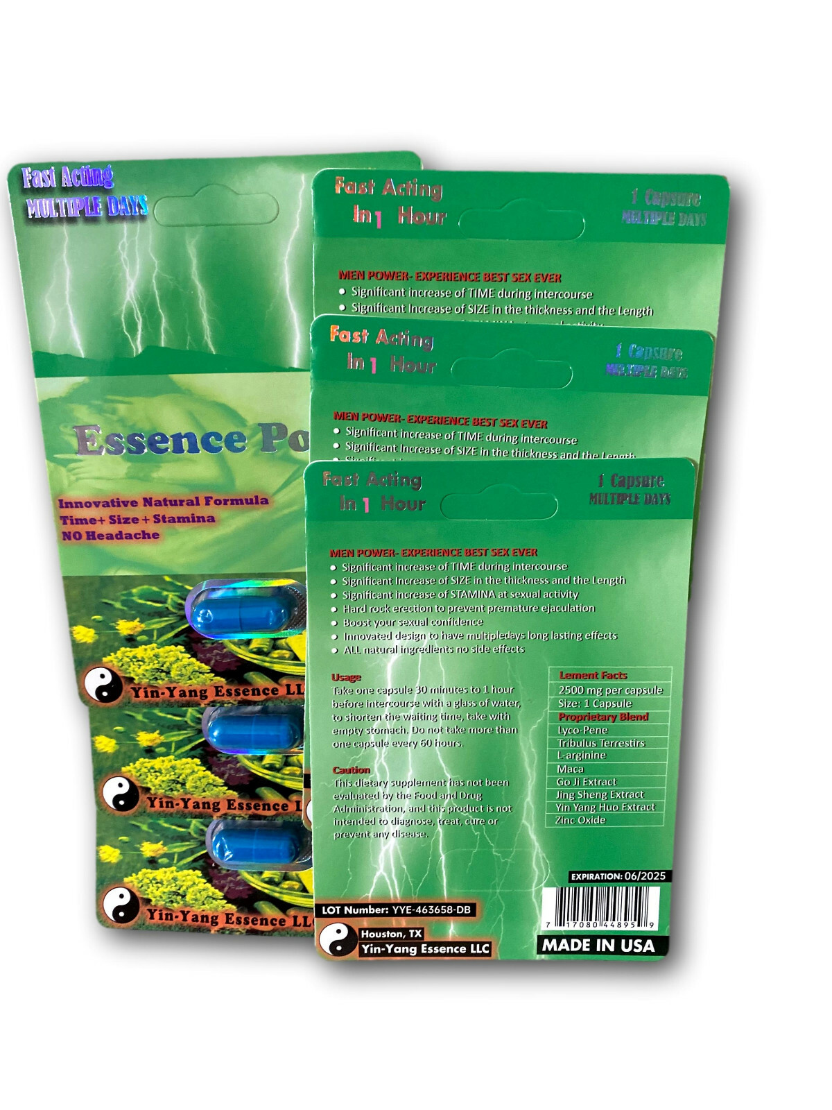 Men Essence Power Male Energy Enhancement Endurance Boost Pills SALEs NOW