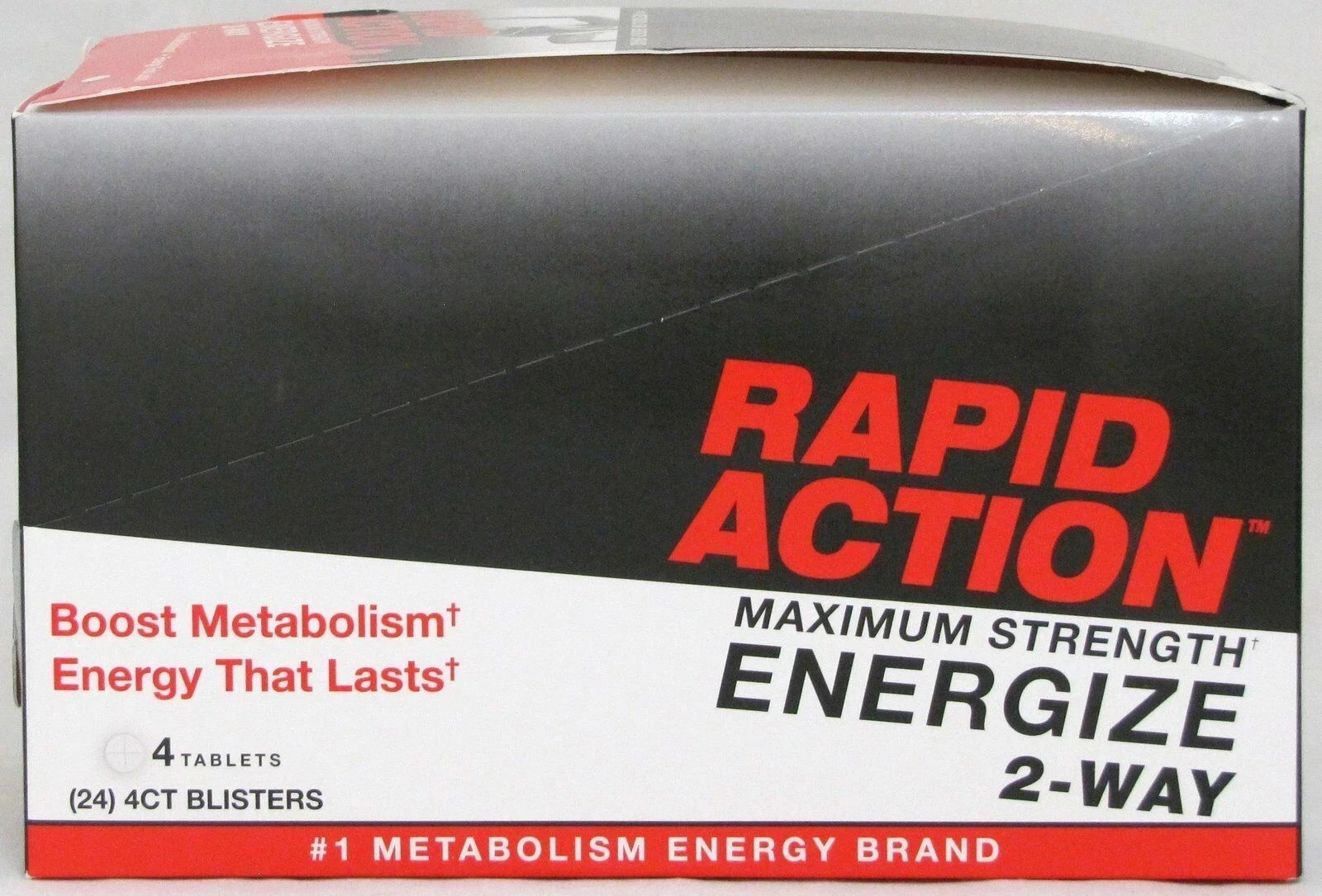 Rapid Action Energize 2-Way – Maximum Strength – 24 Packs (96 Pills)