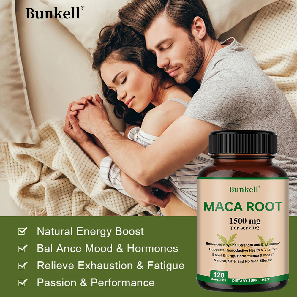 Maca Root 1500 Mg/serving Natural Energy Boost 30 To 120 Capsules