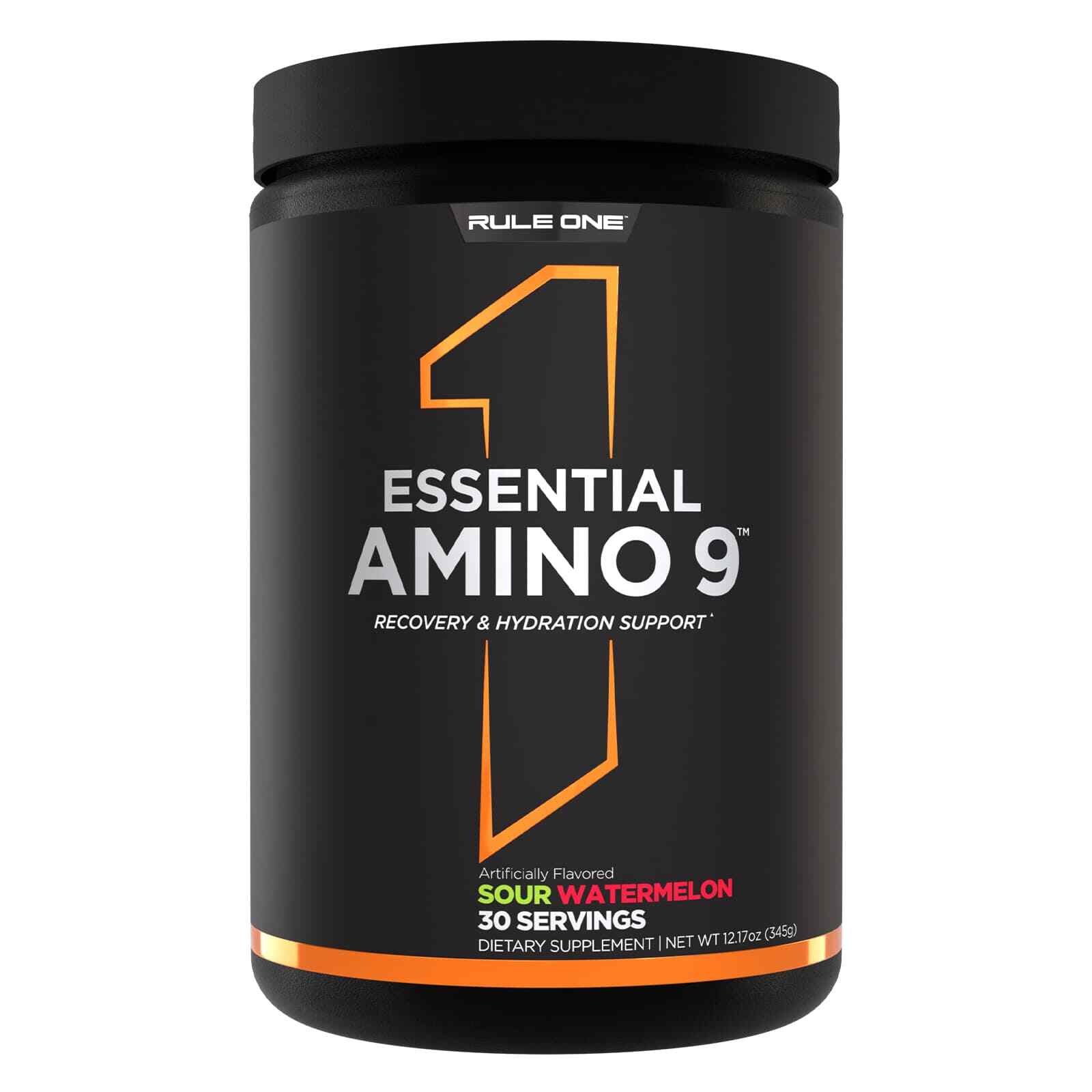 RULE 1 Essential Amino 9 Sour Watermelon 30 serv Amino Acids Hydration 345g