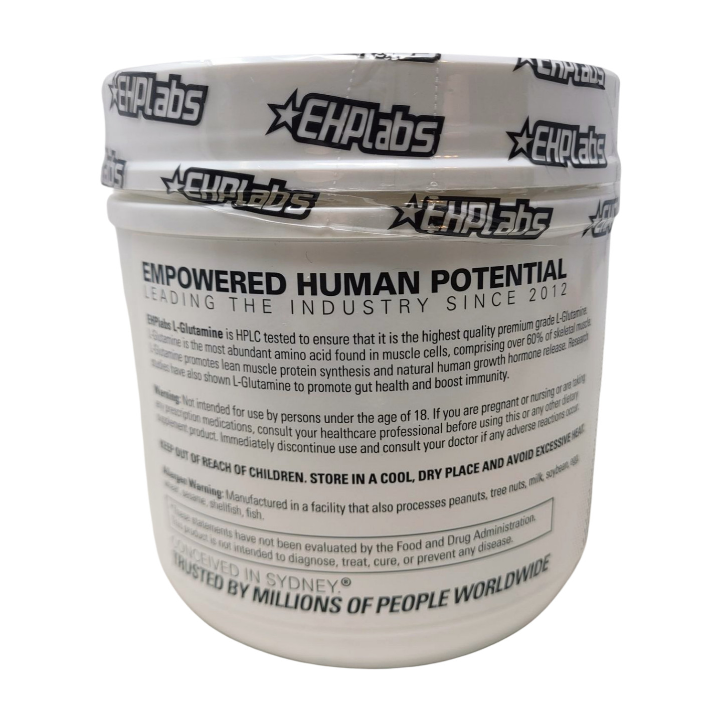 EHP Labs L Glutamine Powder Amino Acids Premium – Workout Recovery Immune NEW